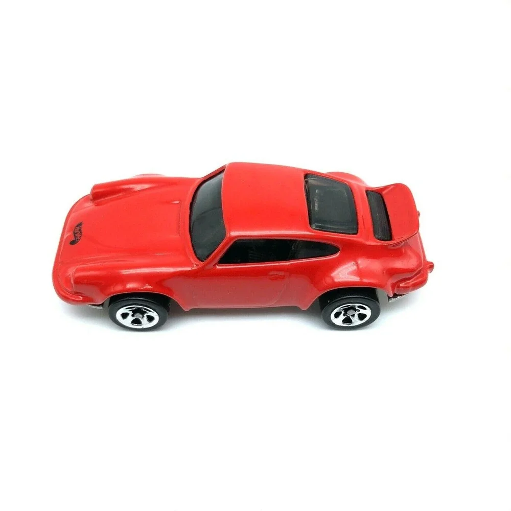 Hot‎ Wheels Porsche 911 Sports Car Red 5 Spoke Wheels Die Cast 1/64 Scale Loose